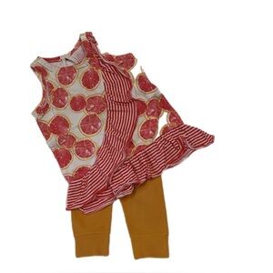 Hanna Andersson ribbed leggings 12m